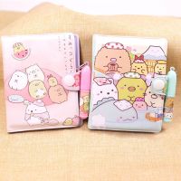 Cute Cartoon Notebook with Ballpoint Pen Journal Diary Planner Notepad School Supplies Stationery