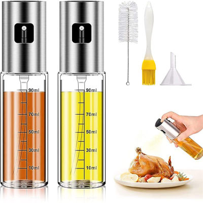 4/5/6pcs Kitchen Tools Gadgets BBQ Can Pot Oiler Pot Spray Bottle Oil Sprayer Barbecue Cooking Tool