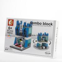 ProudNada Toys ของเล่นเด็กชุดตัวต่อเลโก้ร้านค้า S SEMBO BLOCK 143 PCS SD6068