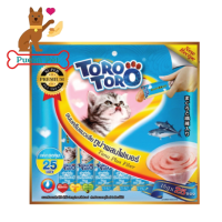 Toro Toro ขนมครีมแมวเลีย แพ็คสุดคุ้ม 15 กรัม x 25 ซอง