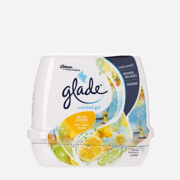 GLADE SCENTED GEL LEMON 180G Lazada PH