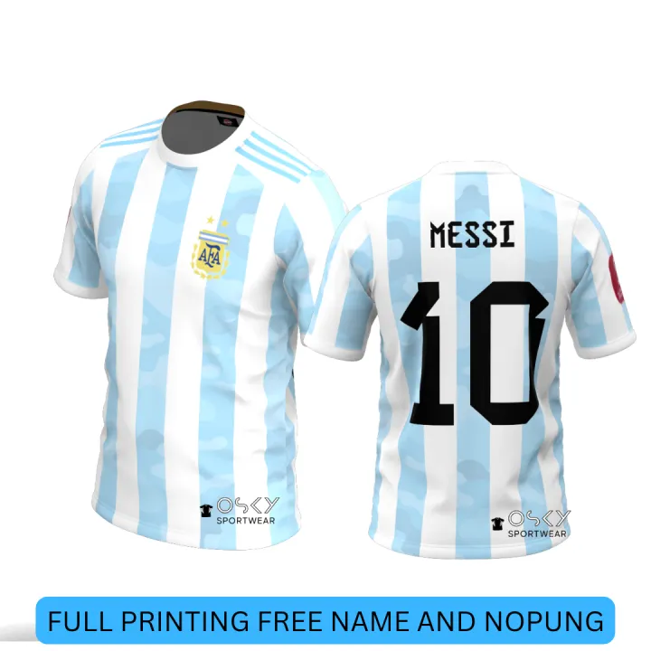 Youth adidas Lionel Messi White Argentina National Team 2022/23 Home  Replica Player Jersey