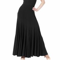 Black/red/blue/purple 4 colors flamenco skirts ballroom dance skirts womens ballroom skirts standard waltz tango dance skirt