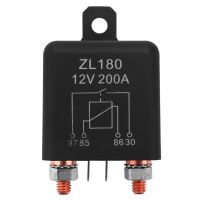 12V 200A Relay Car Truck Engine Automobile Boat Car Starter Heavy Duty Split Charging ZL180 with 2 Pin Footprint [4 Set]