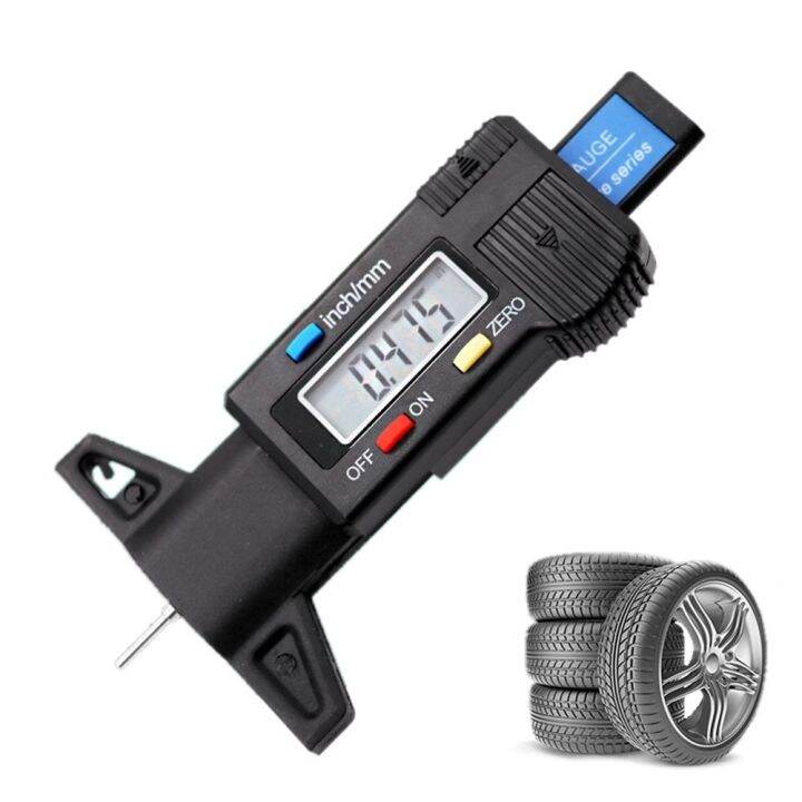 ETOPOO Digital Car Tyre Tire Tread Depth Gauge Meter Auto Tire Wear ...