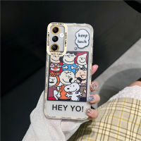 KOSLAM เคสโทรศัพท์กันกระแทกสำหรับครอบครัวสนูปปี้ที่เรียบง่ายสำหรับ Samsung A54 A34 A24 A14 LTE A13 Lite A23 A33 A53 A73 5G A52s A52 A32 A72 A22 A12 A71 A51 A04 A04s A03ปลอกโทรศัพท์มือถือ TPU นุ่มสไตล์ใหม่2023มีในสต็อก