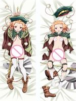 ปลอกหมอนลายอนิเมะ Dakimakura Kuroinu Kedakaki Seijo Wa Hakudaku Ni Somaru เครื่องนอนสำหรับบ้านเรือนหมอนกอด