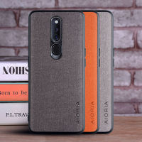 CaseสำหรับOPPO F11 Proหรูหราผ้าลายแฟชั่นหนังผิวนุ่มTPUข้างฮาร์ดปกโทรศัพท์พีซีสำหรับOPPO F11 Pro Caseดีไซน์ใหม่