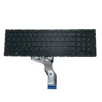 brand new New Arabic backlit keyboard for HP 15-BS 15T-BS 15-BC 15-BR 15-BW 15-CF 15-DY laptop keyboards backlight green keys 9Z.NE1BQ.H0A