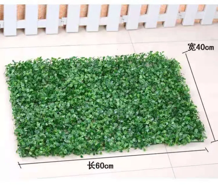 หญ้าเทียม-หญ้าตีนเป็ด-ตกแต่งผนัง-ขนาด-60-40cm-เขียวเข้ม