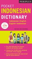 หนังสืออังกฤษใหม่ Periplus Pocket Indonesian Dictionary [Paperback]