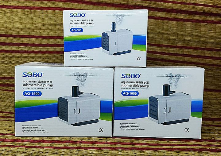 ปั๊มน้ำตู้ปลา-sobo-aq500-aq1000-aq1500-ปั๊มน้ำพุ-sobo-aq-500-aq-1000-aq-1500-สำหรับตู้ปลา-ของแท้-คุณภาพดี