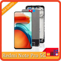 6.6 "ต้นฉบับสำหรับ Xiaomi Redmi Note 10 Pro 5G เวอร์ชันจีนจอแสดงผล LCD เครื่องอ่านพิกัดแผงหน้าจอสัมผัสสำหรับ Redmi Note 10 Pro