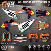 QUEEN X MOTOR Custom Team Graphics Decals Stickers Kit For KTM 2019 2020 SX SXF , 2020 2021 EXC XC-W EXC-F 036