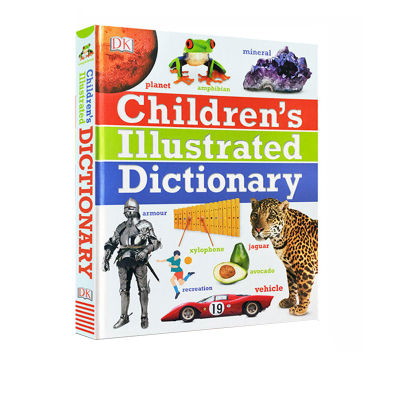 English original DK vocabulary illustrated dictionary DK children S Illustrated Dictionary primary school students English 5000 vocabulary learning reference book color illustrations English notes
