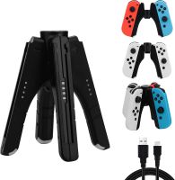 3 In 1 Joycon Charger Grip for Nintendo Switch/ Oled Controller Charger Led Indicator Charging Dock Station Handle Grip Controllers