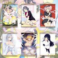 1ชิ้นอัลตร้าสะดวกสบาย Senran Kagura Yumi Hiari Ikaruga อะนิเมะโปสเตอร์มังงะผ้าใบจิตรกรรมไม้เนื้อแข็งแขวนเลื่อนสำหรับตกแต่งบ้าน