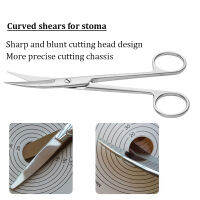 Ostomy Bag Scissors Stainless Steel Special  Stoma Care  Accessories Ostomy Care Tool 14cm