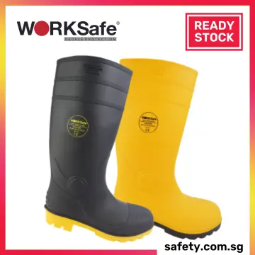 Yellow mart sale work boots