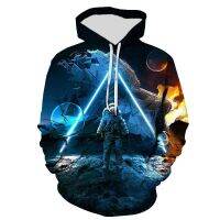 Streetwear Men Women Children Casual Sweatshirts Universe Space Galaxy Astronaut 3D Printed Boy Girl Kids Hoodies Pullover Tops