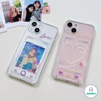 Honeey เคสที่มีช่องเสียบการ์ดโทรศัพท์โปร่งใสกันกระแทกนิ่ม,สำหรับ iPhone 14 13 12 11 Pro Max ปลอกซิลิโคนใสเคสโทรศัพท์ป้องกันตกพร้อมกรอบป้องกันกล้องคลุมทั้งหมดลดกระหน่ำ