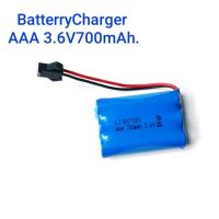 แบตเตอรี่ชาร์จ AAA 3.6V700mAh. ขั้วปลั๊กSM/สีดำ