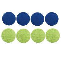 ✐■ 8Pcs Replacement Pad for Cordless Electric Rotary Mop Sweeper Wireless Electric Rotary Mop Scrubber Pad Blue Green