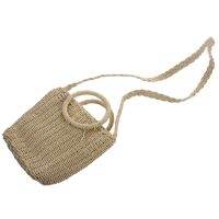 Summer Women New Small Fresh Hand Woven Bag In Holiday Beach Straw Bag Female Paper Bag