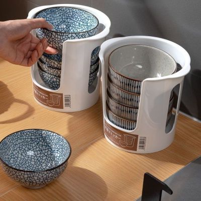 Tomor Life ชามใหญ่ Rack ชั้นวางสำหรับเก็บจานกล่องเก็บเครื่องจานชามชุดเครื่องใช้บนโต๊ะอาหารพลาสติกท่อระบายน้ำ