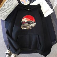 Drift Japanese Anime AE86 Initial D Hoody O-Neck Long Sleeve Sweatshirts JDM Car Clothes Men Moletom Tops Graphic Hoodies Size XS-4XL