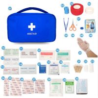 【CW】 Portable Travel Outdoor First Aid Kit Large Emergency Bag Survival Kit Medical Box Red/Blue/Grey for Home Car Outdoor Camping