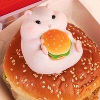 Hot Sales Super cute foodie hamster Clark figure healing doll car desktop animal blind box