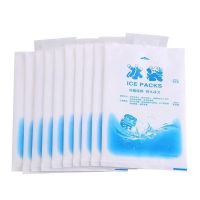 ♀◇ 100ml-600ml 10pcs/set Reusable Ice Bag Dry Ice Gel Pack Ice Cooler Bag Insulated for Lunch Box Picnic Bag First Aid Pain Relief