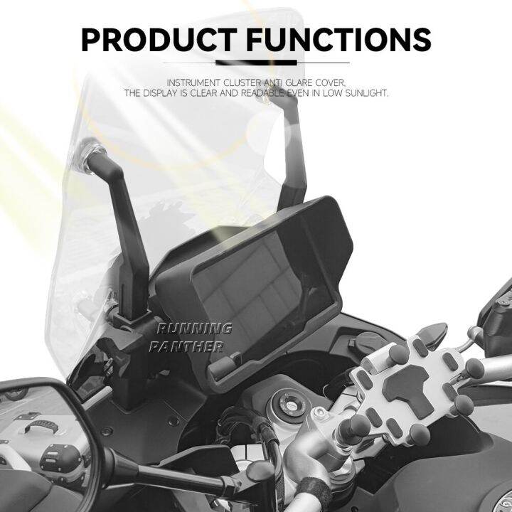 ใหม่รถจักรยานยนต์สำหรับ-cfmoto-800mt-800-mt-800mt-สีดำกระบังแสงอุปกรณ์ป้องกันม่านบังแดด2021ที่คลุม2023-2022