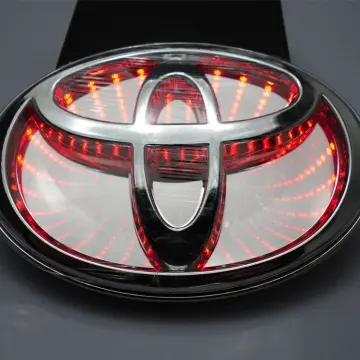 1piece 5D Car led logo lights badge sticker Rear Emblem Tail Lamp