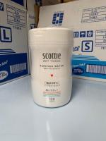 Japanese scottie cleaning wipes non-alcoholic barrel blue red 150 pieces