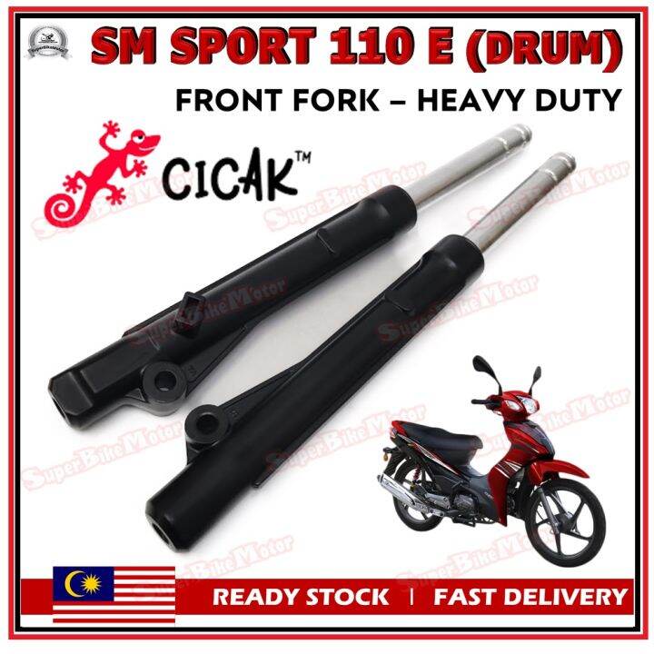 SM SPORT 110 E [DRUM] - Redcicak Front Fork Assembly - Heavy duty | Lazada