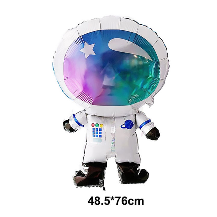 hot-astronaut-party-tableware-ชุด-baby-shower-outer-space-ballons-rocket-galaxy-space-themed-parti-วันเกิดตกแต่ง