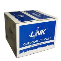 สายแลน CAT6 UTP LINK รุ่น US-9106MD-1 / PE / มีสลิง (100 เมตร)