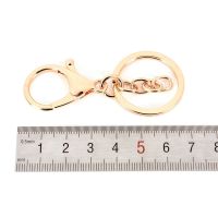 5pcs 70mm Gold Silver Lobster Clasps Key Ring Swivel Trigger Clips Snap Hooks Bag Keychain Round Key Dish Jewelry Making Supplies