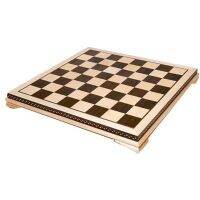 20" Wood Inlaid Chessboard Board Game Games Chess Entertainment Sports Gift