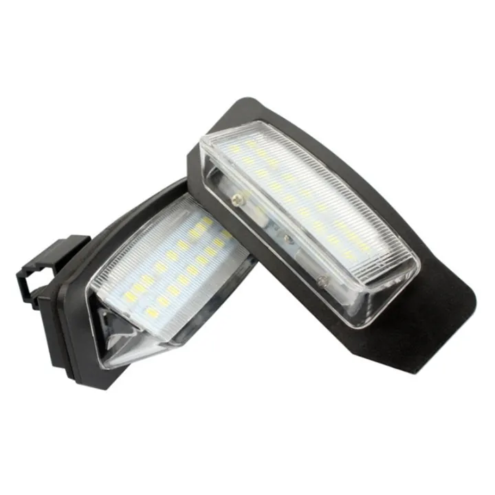 2PCS LED License Number Plate Light Lamps for Mitsubishi Outlander 2 3 ...