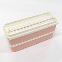 Skater SSLW6B Nutritional balance lunch box 2 stages With silicone inner lid 630ml Neutron pay Powder pastel pink...TH