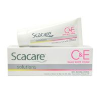 ppn: SCACARE สกาแคร์ โซลูชั่นซี + อีนาโนไวท์ครีม 30 กรัม