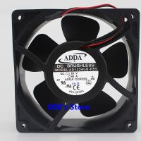 Newprodectscoming New CPU Cooler Fan For AD1224UB F51 12cm 120x120x38mm DC 24V 0.40A S HM Server Inverter Cooling 3200RPM 120.24CFM 2 Wires