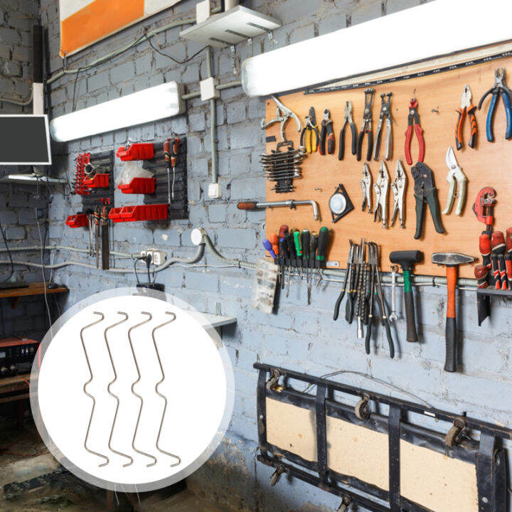 Stock】 100pcs Peg Board Hook Retainers Peg Hook