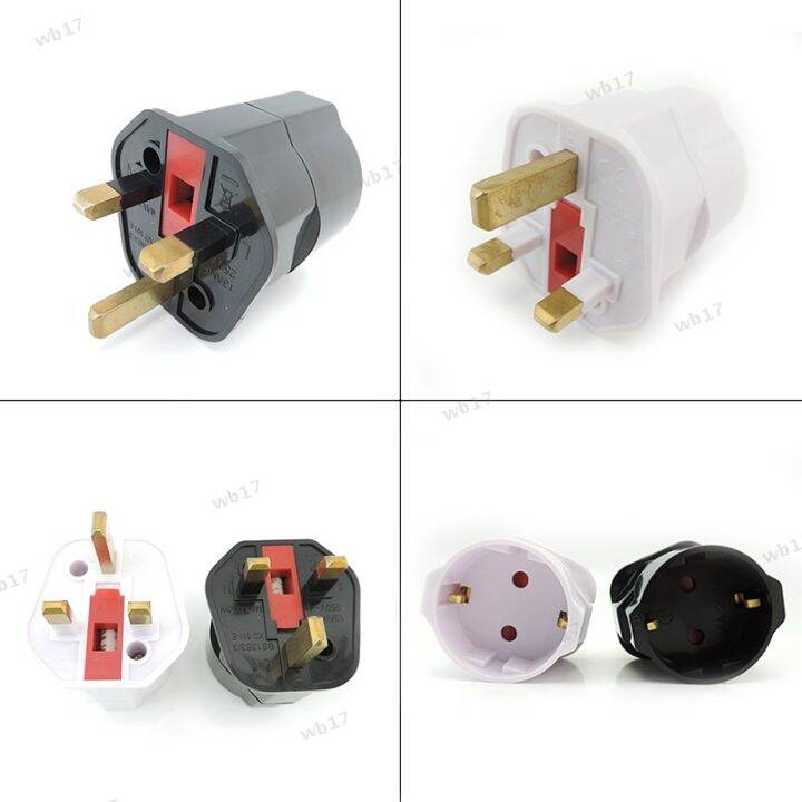 Universal Power Adapter 13A 250V Copper EU Korea Germany France Russia