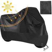 Rain-proof Motorcycle Cover All Season 190T Waterproof Motorbike Covers With Lock Holes And Storage Bag Fits Up To Most Motors Covers