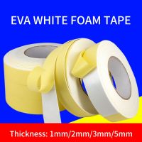 Strong Single-Sided foam Tape adhesion EVA black/white sponge foam rubber tape anti-collision seal strip 1 2 3mm thick