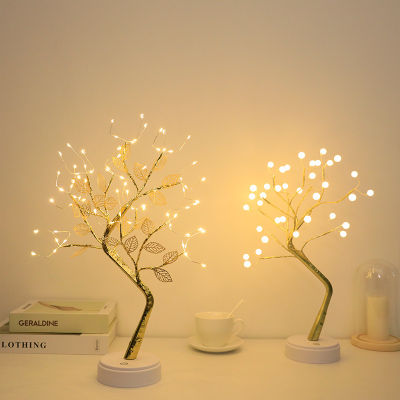 LED Night Light 108LEDs Christmas Tree Touch Fairy Tree Night Lamp Garland For Home Bedroom Wedding Party Christmas Decoration